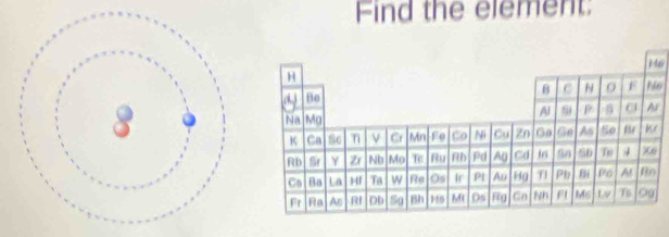 Find the element:
6
o