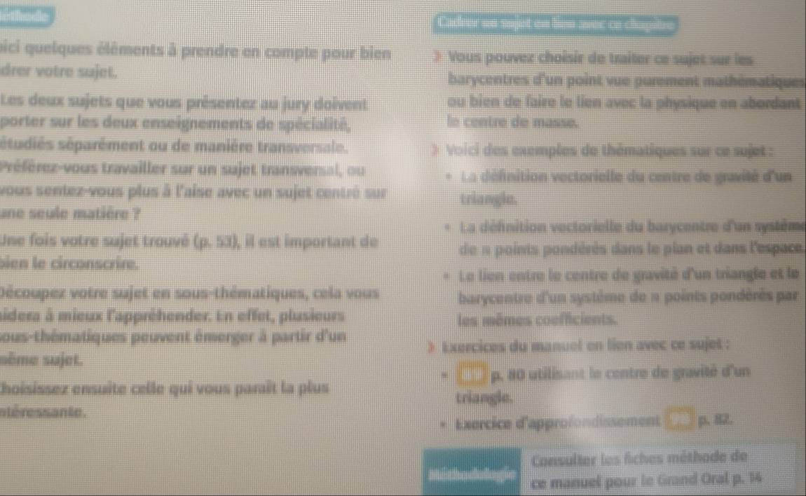 Résolu :Cadeer on sujet en ben avoc ce chapite pici quelques élêments à ...