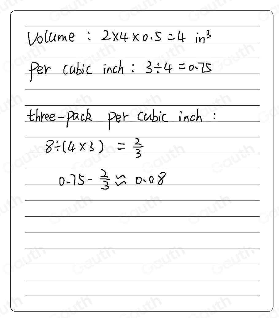 Solved: A bar of soap with dimensions 2* 4 * 0.5 5 inches is sold for ...
