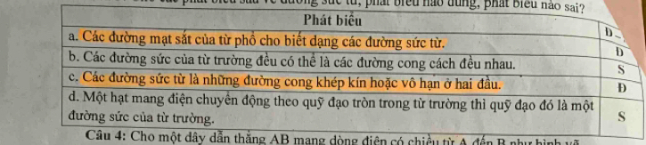 sue tu, phat breu hao dung, phát Bleu no s 
thắng AB mang dòng diện có chiều từ A đến B như hình vũ