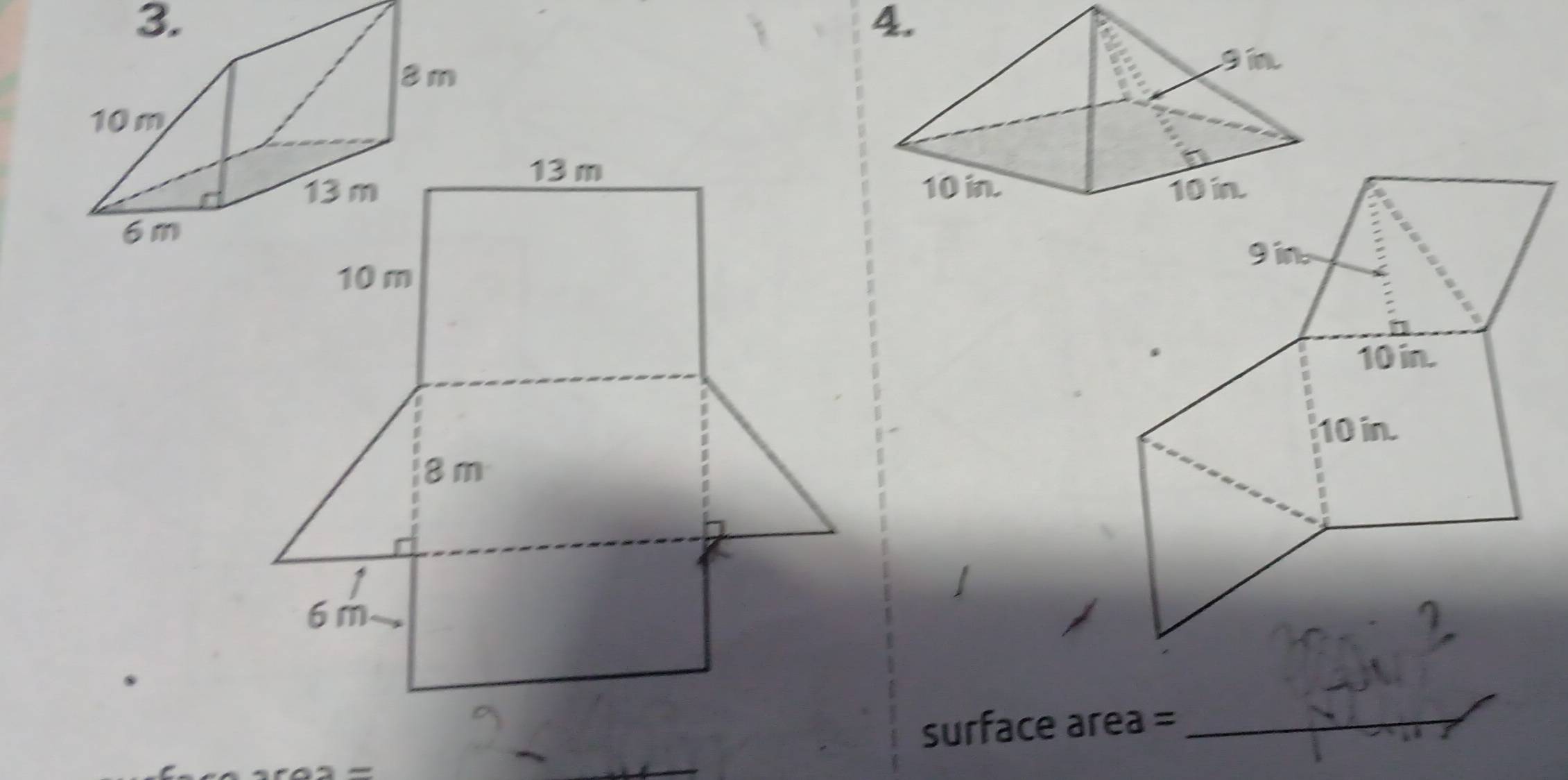 g in
10 in.
10 in. 
surface area =
_
2=
_