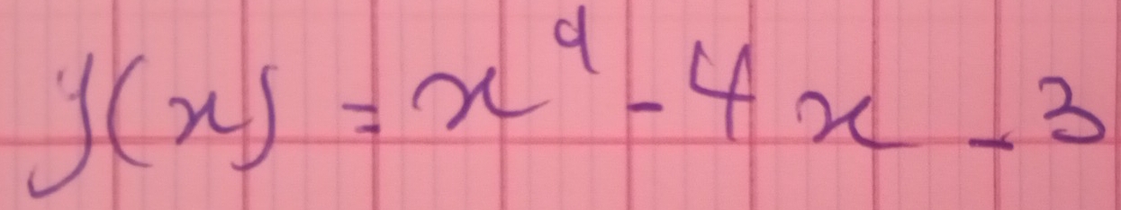 j(n)=n^4-4n-3