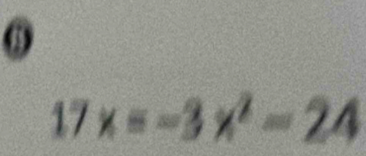 17x=-3x^2-24