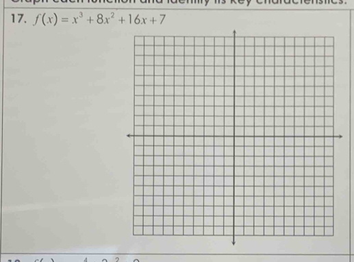 f(x)=x^3+8x^2+16x+7