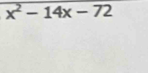 x^2-14x-72