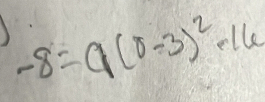 -8=q(r-3)^2-16