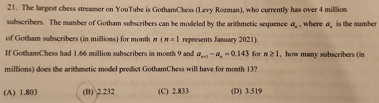 The largest chess streamer on YouTube is GothamChess (Levy Rozman), who ...