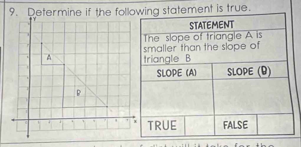 Determine if the folltement is true.