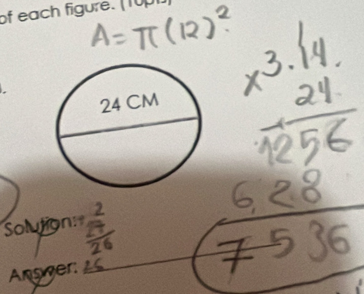 of each figure. (10p1) 
_ 
soltion: 
Ansver: