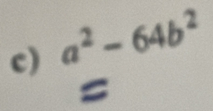 a^2-64b^2