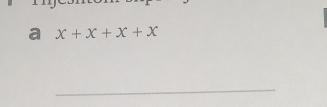 a x+x+x+x
_