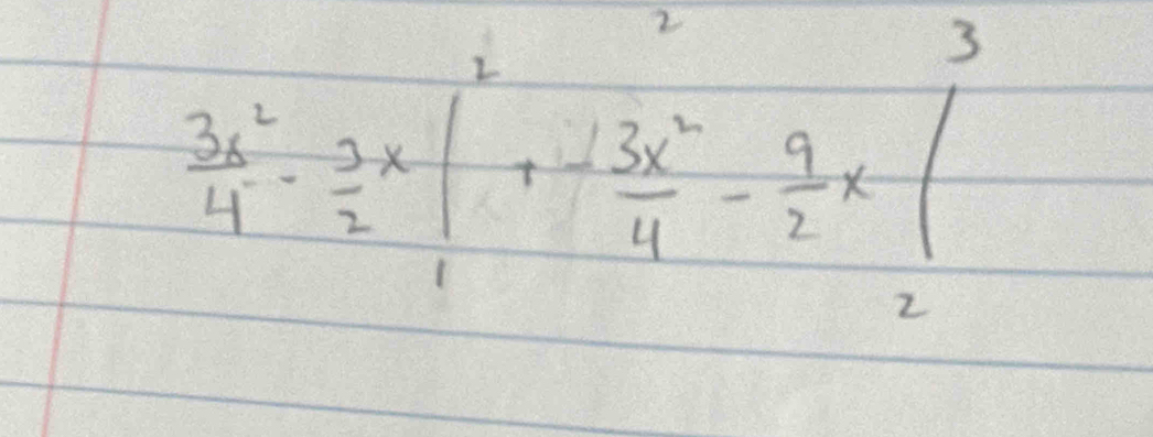  3x^2/4 - 3/2 x|^2+ 13x^2/4 - 9/2 x|^3