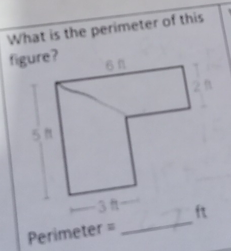 What is the perimeter of this 
_
Perimeter =