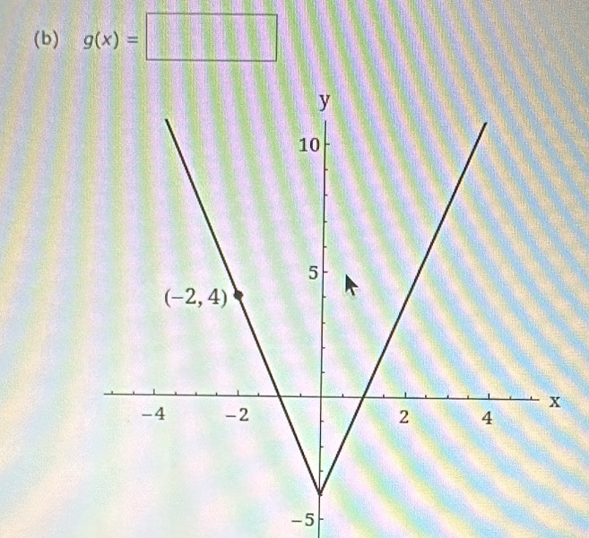 g(x)=□
-5