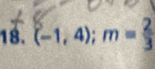 (-1,4); m=