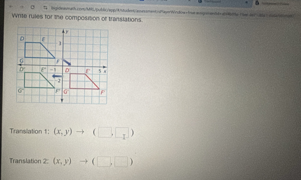 ca8a141e19
Write rules for the composition of translations.
Translation 1: (x,y)to (□ ,□ )
Translation 2: (x,y)to (□ ,□ )