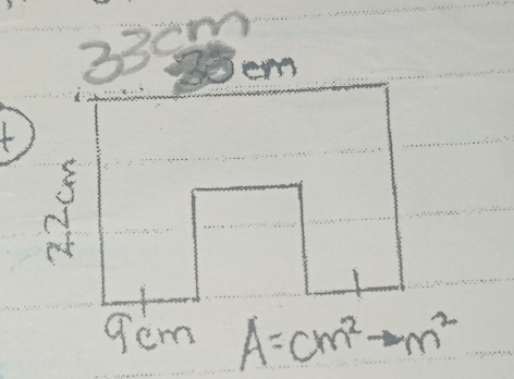 33sm
2Bem
Jem A=cm^2 m^2