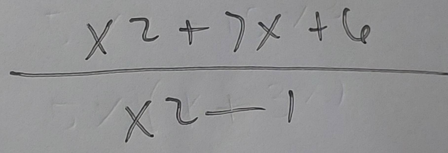  (x^2+3x+6)/x^2-1 