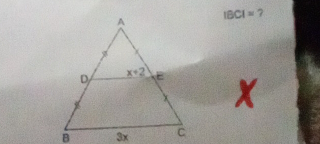 |BC|= 7