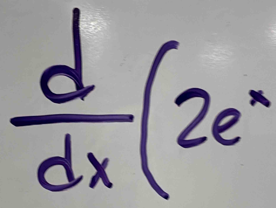  d/dx (2e^x
 1/5 f^2 1/3 /5100