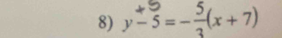 y=--(x+7)