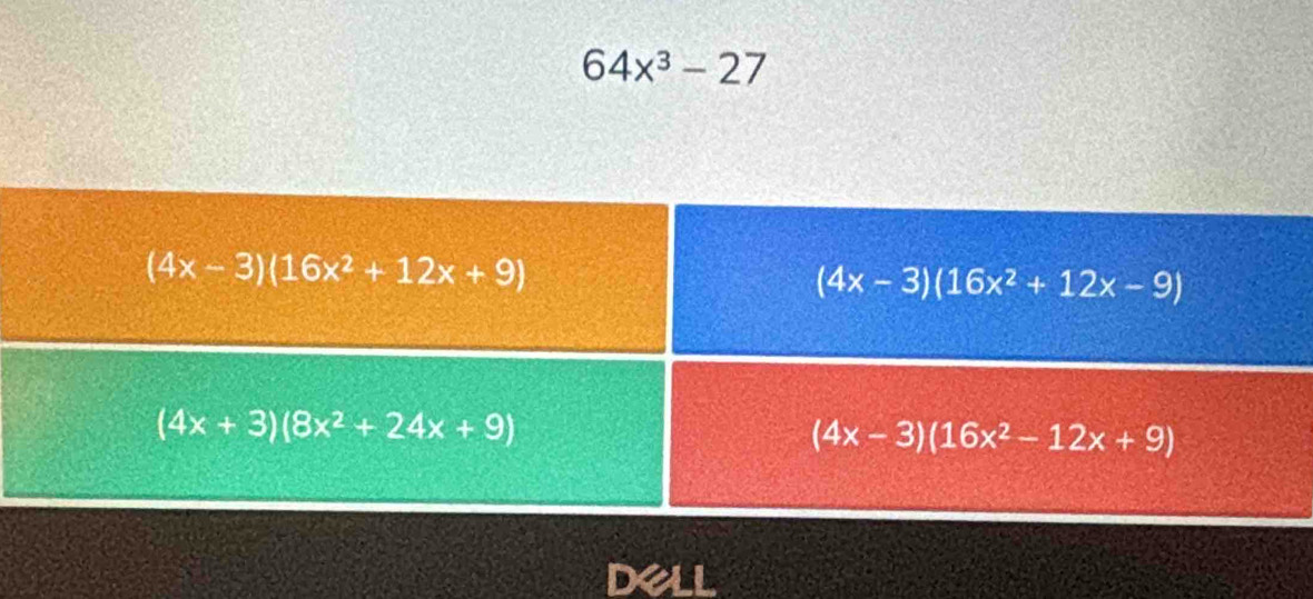 64x^3-27
Dell