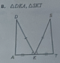 △ DKA, △ SKT