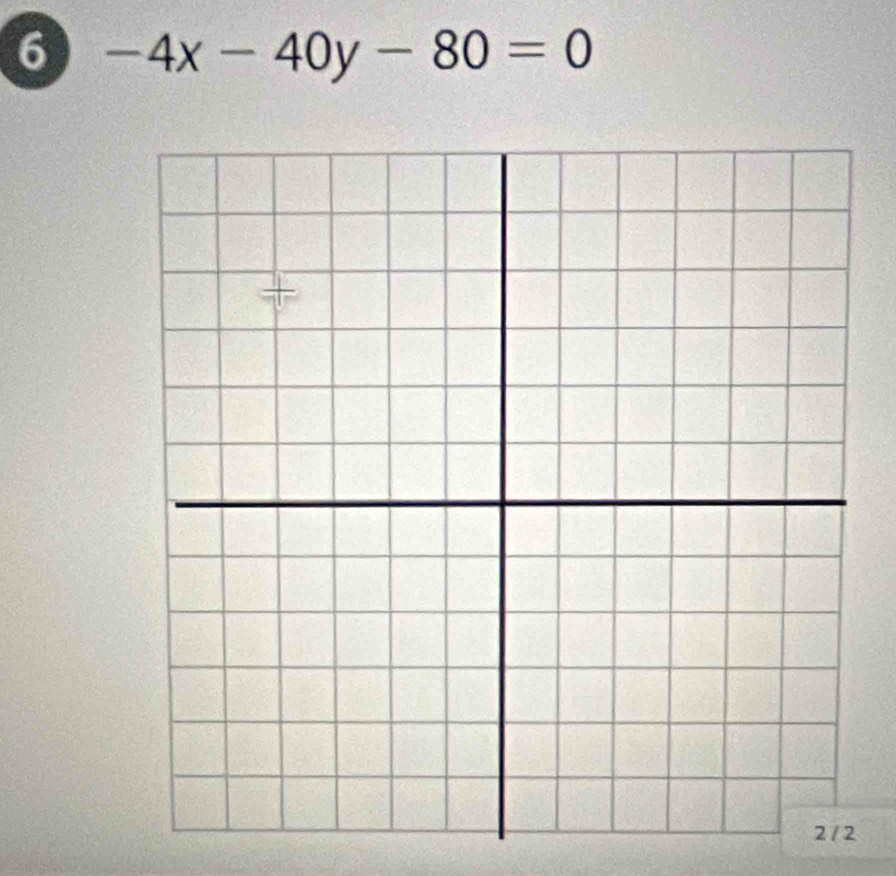 6 -4x-40y-80=0