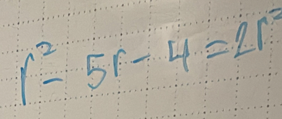 r^2-5r-4=217