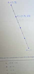 A. 025,251
B. (4,-5)
c (1,2)
n ∠ 1=∠ 4