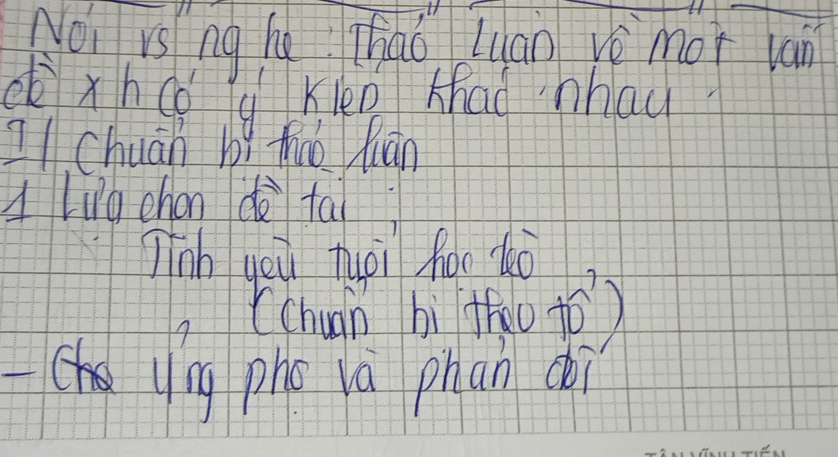 Noi rs ng h Thao Luan vèmor van 
dxhcǒ q Kieo shao nhau 
11 Chuān bì huo luàn 
Alig chondà tai 
Tinh you tupi hoo teo 
(Chuàn bì tho jo) 
hung phe xú phan di