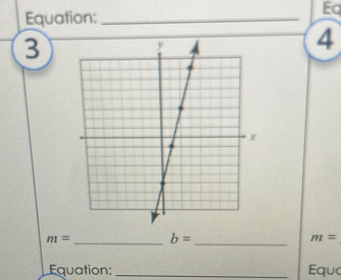 Equation:_ 
Eq 
3 
4 
_ m=
_ b=
m=
Equation: _Equa