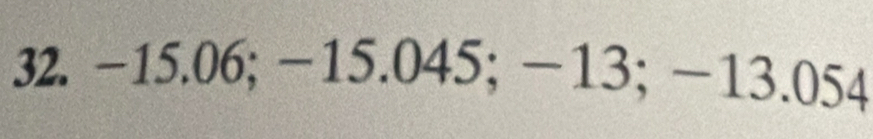 −15.06; −15.045; −13; −13.054