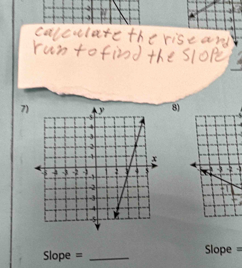 -4
Slope = _
Slope =