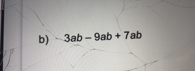 3ab-9ab+7ab