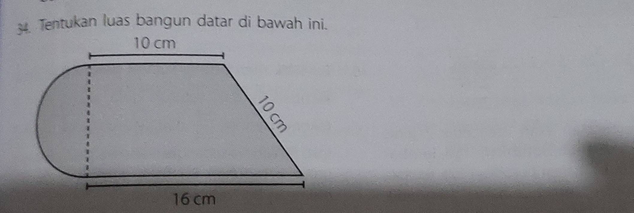 Tentukan luas bangun datar di bawah ini.