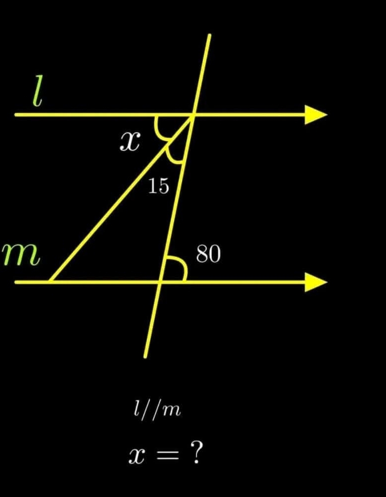 m
l//m
x= ?