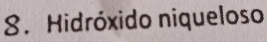 Hidróxido niqueloso