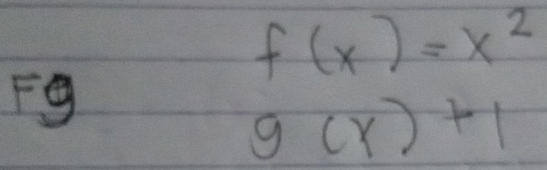 f(x)=x^2
Fg
g(x)+1