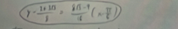 y- (1+10)/8 = (8π -9)/18 (x- π /8 )