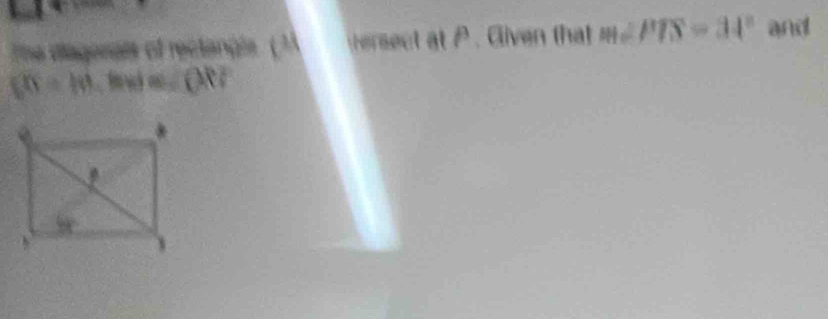 m∠ PTS=34° and
(Y=20°