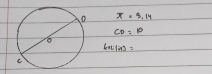 π =3.14
CD=10
605(4)=