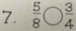  5/8 C°  3/4 
□  
□ 