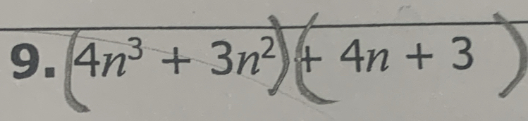 4n³ + 3n² +4n+3