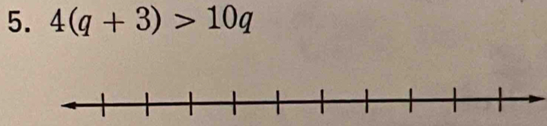 4(q+3)>10q