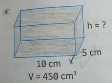 (
V=450cm^3