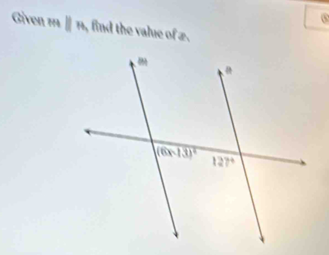 Givenmparallel n , find the value of 2 .