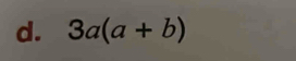 3a(a+b)