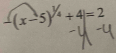 -(x−5) +4|=2