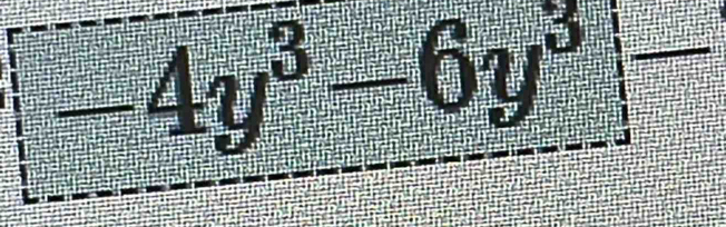 -4y^3-6y^3)-